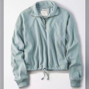 Teal A&E Quarter Zip